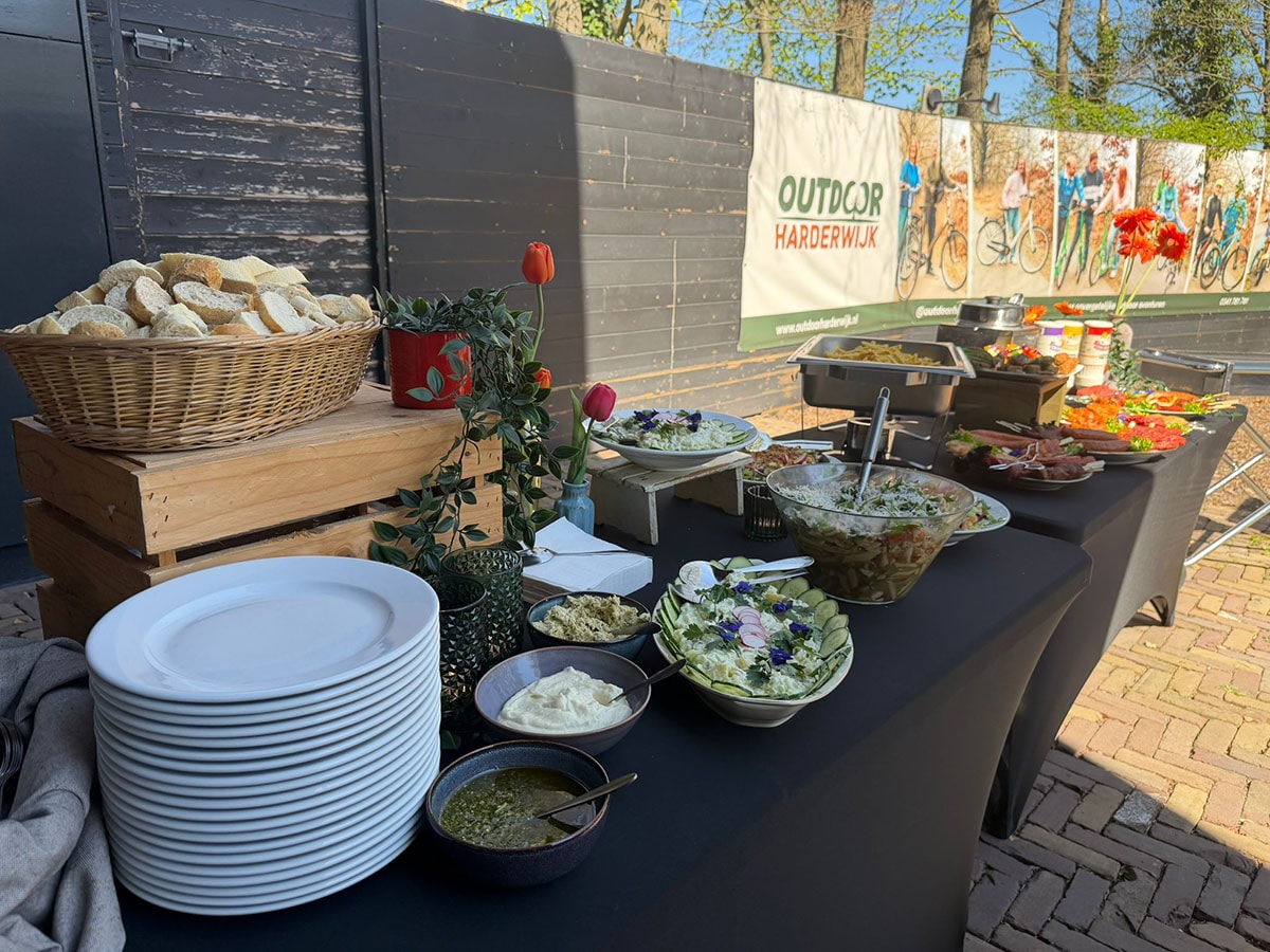 Outdoor BBQ buffet Harderwijk