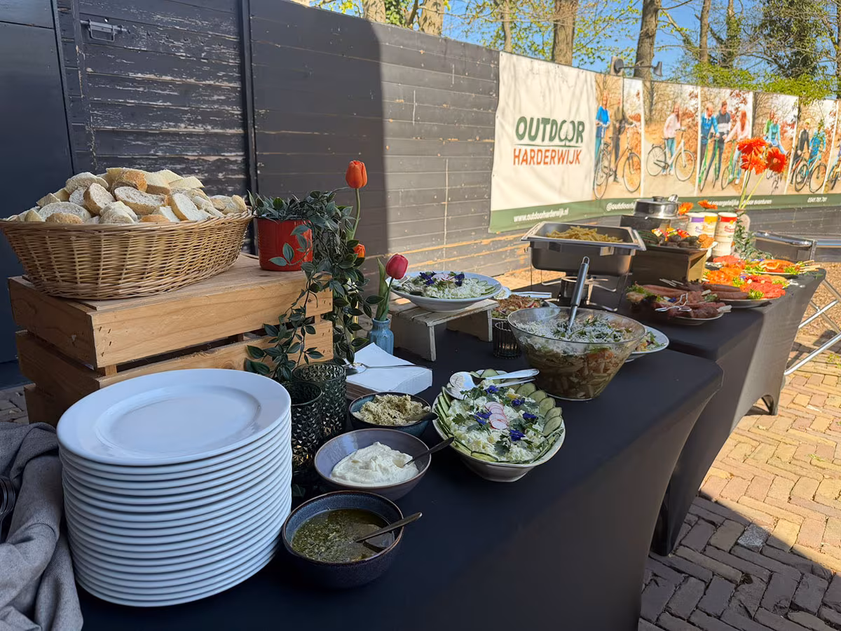 Outdoor BBQ buffet Harderwijk